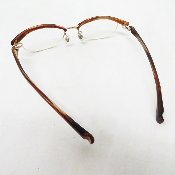 実際に弊社で買取させて頂いた999.9/フォーナインズ ハーフリム アイウェア/メガネフレーム M-702の画像 1枚目