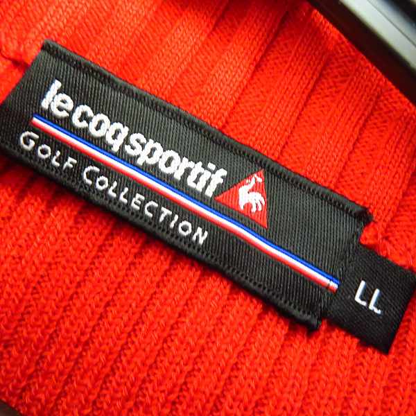 実際に弊社で買取させて頂いた【未使用】le coq sportif/ルコック ゴルフウェア 長袖ハーフジップニット/ハーフジップシャツ等/LL 4点セット の画像 2枚目