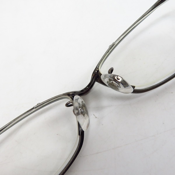 実際に弊社で買取させて頂いた999.9/フォーナインズ チタンメタルフレーム メガネ/眼鏡 S-592Tの画像 2枚目
