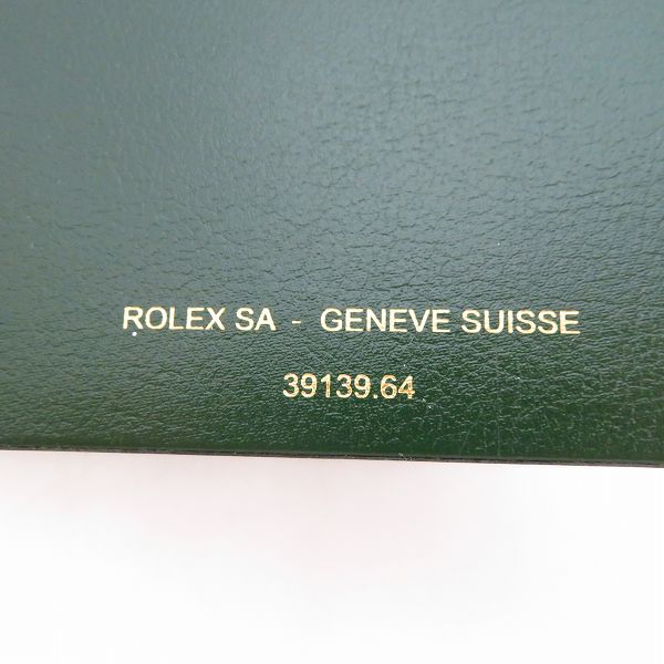 実際に弊社で買取させて頂いたROLEX/ロレックス 純正 箱 ボックス 39139.64の画像 5枚目