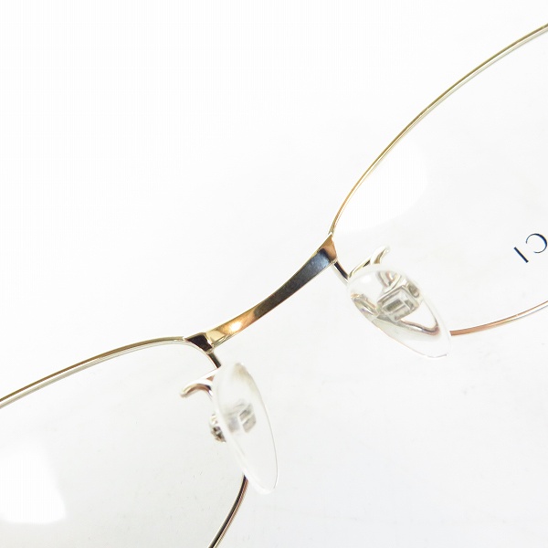 実際に弊社で買取させて頂いたGUCCI/グッチ TITAN-P メガネフレーム/眼鏡/アイウェア GG-9581J 39Gの画像 2枚目