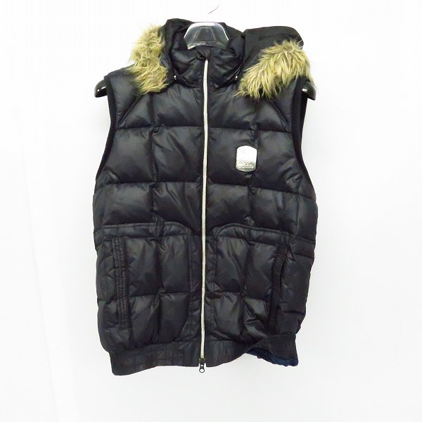 adidas/アディダス フードファー DOWN VEST/ダウンベスト G34011/Lの 