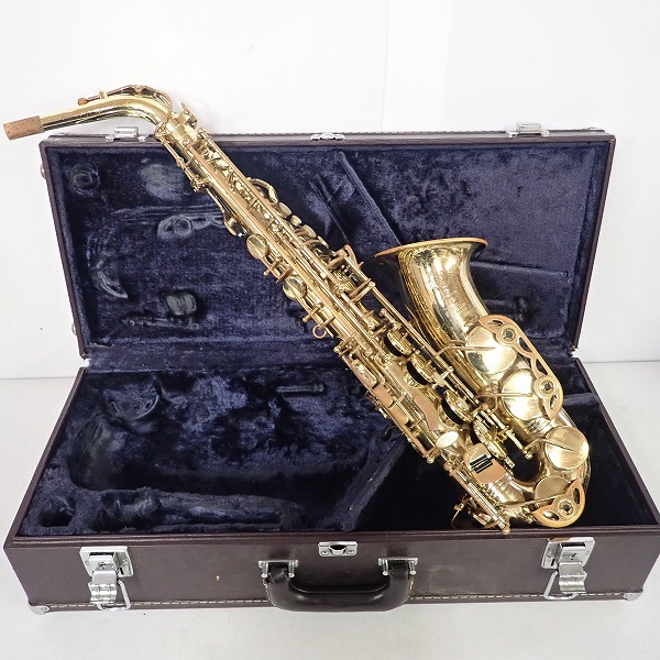 実際に弊社で買取させて頂いた★【難有り】Selmer/セルマー SUPER ACTION/SA80 SERIE Ⅱ/シリーズ2 アルトサックス 彫刻なし 50万台 ハードケース付き