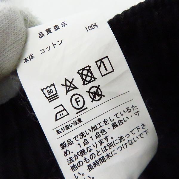 実際に弊社で買取させて頂いたDESCENDANT/ディセンダント コットンパンツ ブラック 3の画像 3枚目