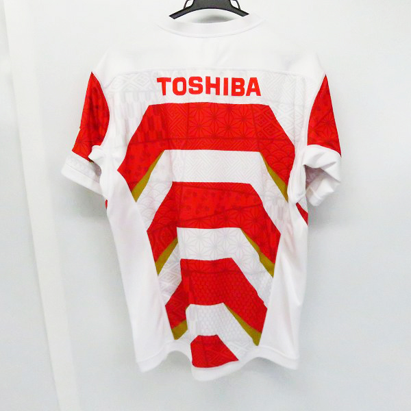 実際に弊社で買取させて頂いたCANTERBURY/カンタベリー ラグビー 日本代表 レプリカ ホーム ジャージ VCR39010/Lの画像 1枚目