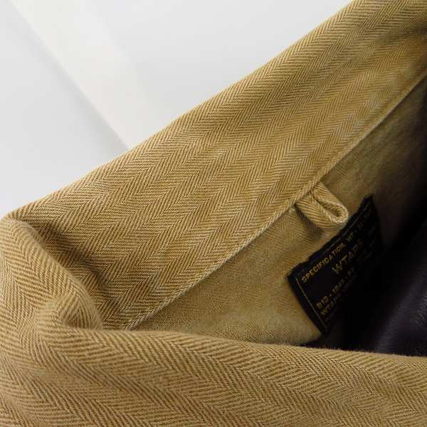 ダブルタップス WTAPS 16AW HBT LS 01 / SHIRT. COTTON. HELL IN BONE ヘリンボーンミリタリージャケット 1 【724091_3】【99】 WTAPS 16aw HBT LS 01 SHIRT SIZE-1 162LTDT-SHM01 WHITE