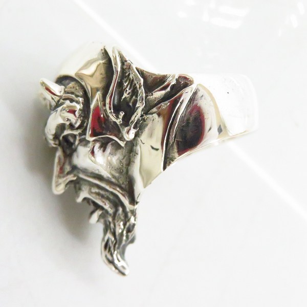 実際に弊社で買取させて頂いたCRAZY PIG/クレイジーピッグ Devil's Head Ring/デビルズ ヘッド リング # 562/17.5号の画像 1枚目