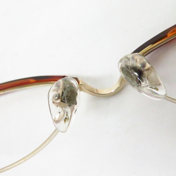 実際に弊社で買取させて頂いた999.9/フォーナインズ ハーフリム アイウェア/メガネフレーム M-702の画像 2枚目