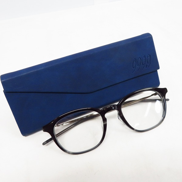 実際に弊社で買取させて頂いた999.9/フォーナインズ ボスリントン コンビ ミックス 900 アイウェア/メガネフレーム NPM-203の画像 5枚目