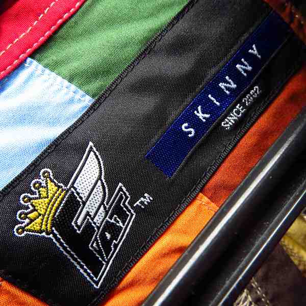 実際に弊社で買取させて頂いたFAT/エフエーティー PARQUET マルチパッチワーク柄長袖シャツ/SKINNYの画像 2枚目