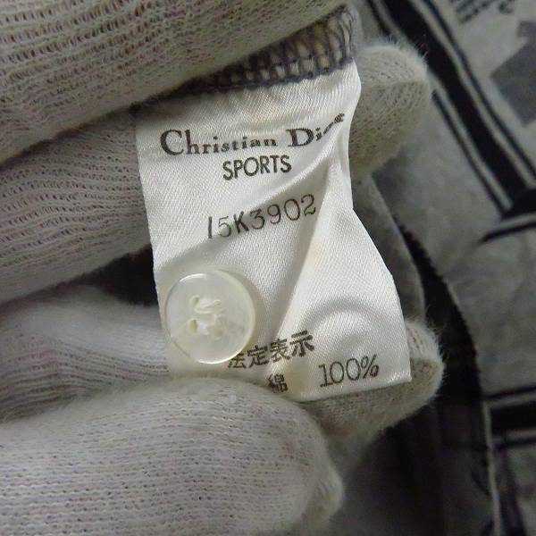 実際に弊社で買取させて頂いたChristian Dior SPORTS/クリスチャンディオール スポーツ ロングスリーブ/長袖 プリント ポロシャツ Size：Mの画像 3枚目