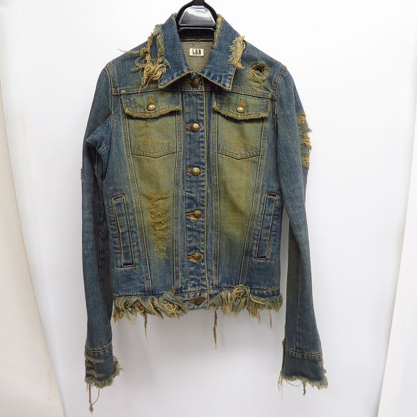 実際に弊社で買取させて頂いたLGB/ルグランブルー ダメージ加工 デニムジャケット 638/VH 6626M/1