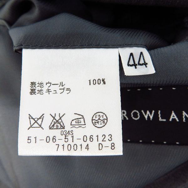 実際に弊社で買取させて頂いたTOMORROWLAND/トゥモローランド FRATELLI TALLIA DI DELFINO スーツ セットアップ /44の画像 4枚目