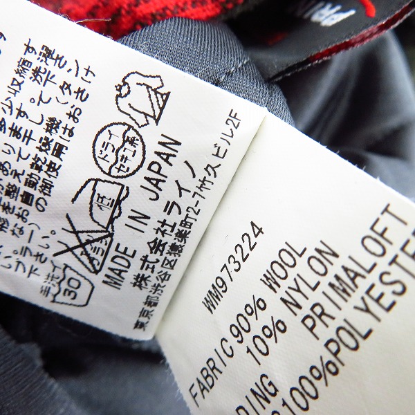 実際に弊社で買取させて頂いたWhite Mountaineering/ホワイトマウンテニアリング チェックジャケット ブルゾン wind stpper/ウィンドストッパー/Sの画像 4枚目