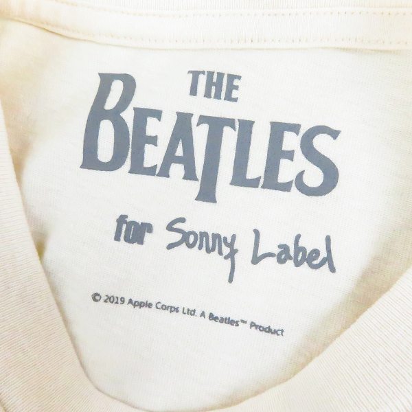 実際に弊社で買取させて頂いた【未使用】URBAN RESEARCH Sonny Label アーバンリサーチサニーレーベル THE Beatles/ビートルズ 半袖Tシャツ Lの画像 2枚目