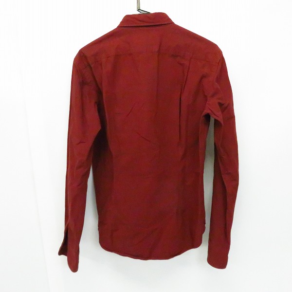 実際に弊社で買取させて頂いたKolor/カラー 切り替え長袖シャツ 8WCM-B01108 ボルドー系/2の画像 1枚目