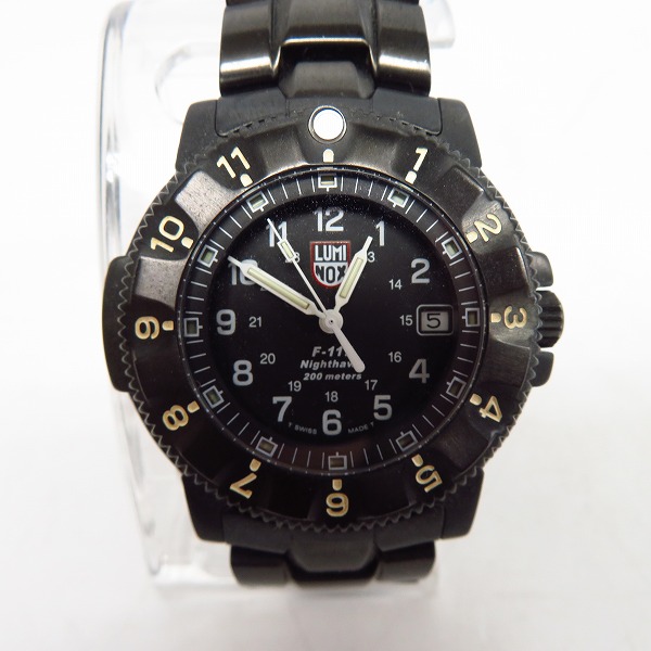 実際に弊社で買取させて頂いたLUMINOX/ルミノックス F-117 ナイトホーク 3400-200【動作未確認】