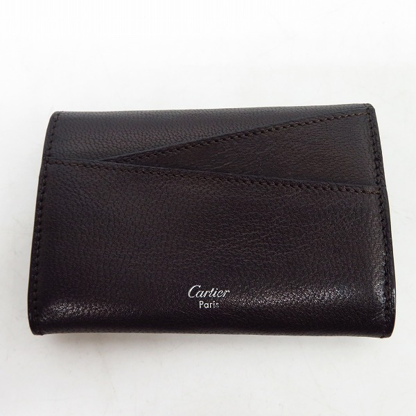 実際に弊社で買取させて頂いたCartier/カルティエ エンベロップ カードホルダー/レザー カードケースの画像 1枚目