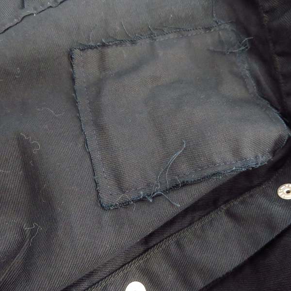 実際に弊社で買取させて頂いたCALEE/キャリー スタッズ 半袖 ウエスタンシャツ ネイビー系/Lの画像 6枚目
