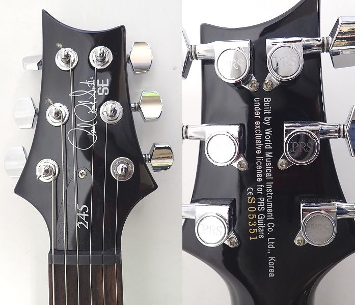 実際に弊社で買取させて頂いた★【美品】PRS/Paul Reed Smith/ポール・リード・スミス SE 245 Whale Blue ダンカンPU搭載 ギグケース付き の画像 3枚目
