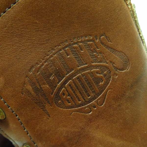 実際に弊社で買取させて頂いたWHITE’S BOOTS/ホワイツブーツ Smoke Jumper/スモークジャンパー レザーブーツ/8.5EEの画像 6枚目