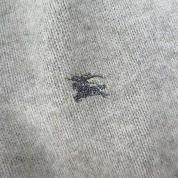 実際に弊社で買取させて頂いたBURBERRY LONDON/バーバリー ロンドン カシミヤ100% Vネックニット A1N12-645-06/Lの画像 5枚目
