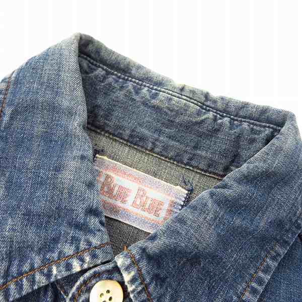 実際に弊社で買取させて頂いたBLUE BLUE/ブルーブルー チェック柄/ボーダー柄  等 長袖/ロングスリーブ シャツ Size：1(S) 3点セットの画像 5枚目