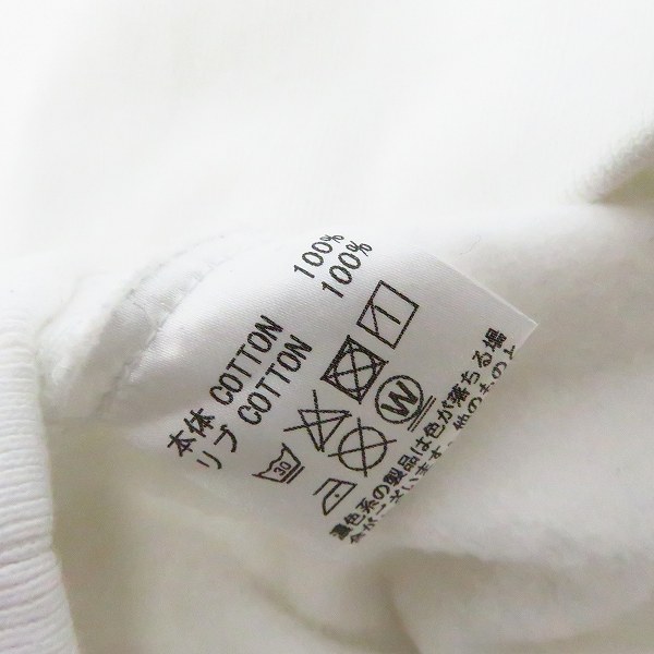 実際に弊社で買取させて頂いたEvisen Skateboards/エビセンスケートボード プリント スウェットトレーナーホワイト/XLの画像 3枚目