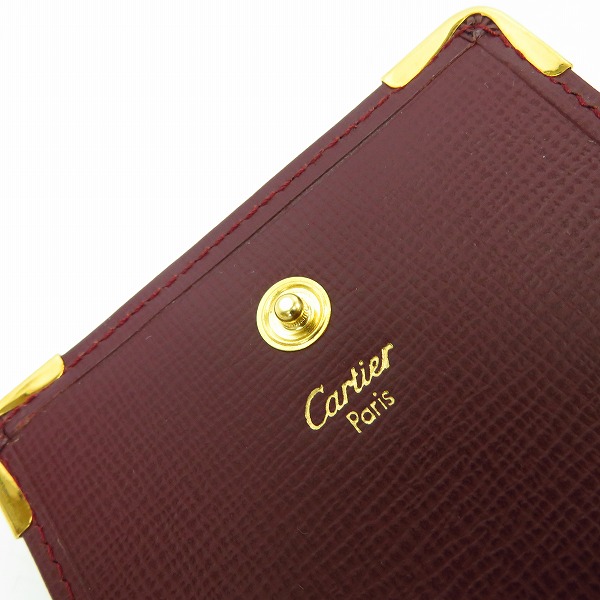 実際に弊社で買取させて頂いたCartier/カルティエ マストライン 2つ折り 財布/ウォレットの画像 4枚目