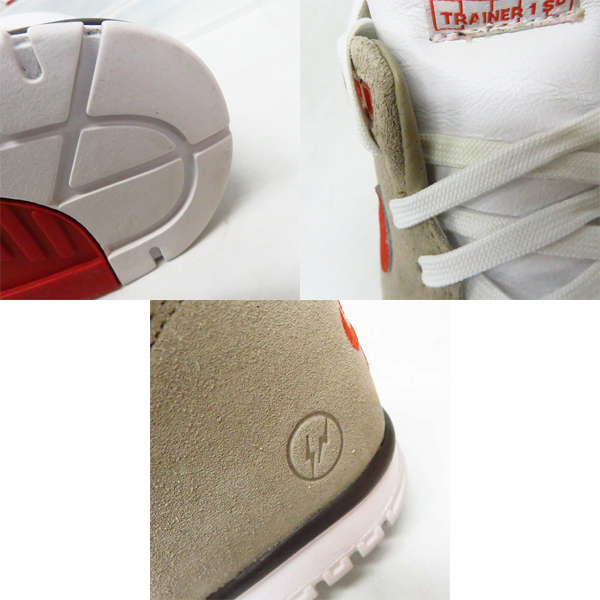 実際に弊社で買取させて頂いたNIKExFragment Design/ナイキ×フラグメントデザイン COURT AIR TRAINER 1/エア トレイナー 806942-282/29の画像 6枚目