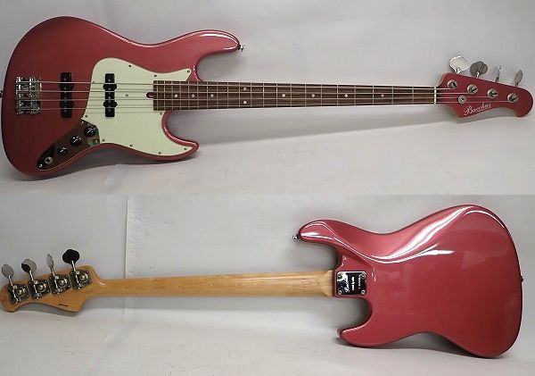 実際に弊社で買取させて頂いた★Bacchus/バッカス WOOD LINE ALD4/R BGM-MH ジャズベースType 日本製 ギグケース付きの画像 2枚目