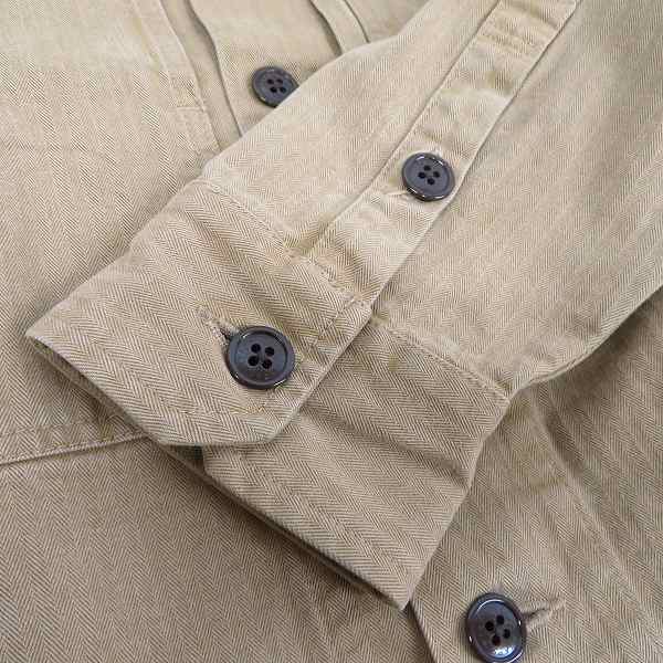 ダブルタップス WTAPS 16AW HBT LS 01 / SHIRT. COTTON. HELL IN BONE ヘリンボーンミリタリージャケット 1 【724091_3】【99】 WTAPS 16aw HBT LS 01 SHIRT SIZE-1 162LTDT-SHM01 WHITE