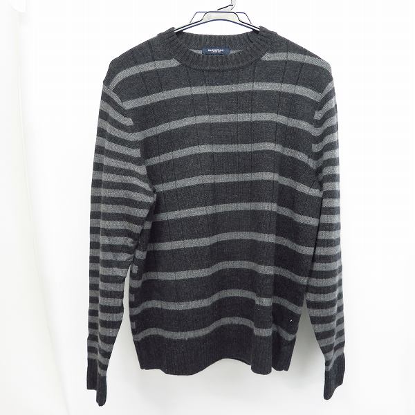 実際に弊社で買取させて頂いたBURBERRY LONDON/バーバリーロンドン ウール ニット/セーター ボーダー柄/M