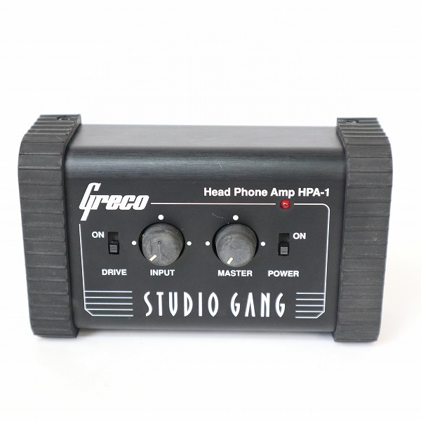 実際に弊社で買取させて頂いた【動作確認済み】GRECO/グレコ HPA-1 STUDIO GANG ヘッドホンアンプの画像 1枚目