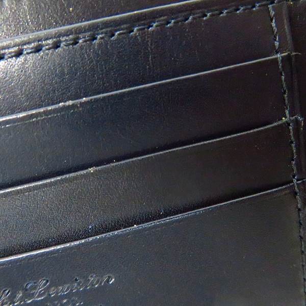 実際に弊社で買取させて頂いたBARNEYS NEWYORK/バーニーズニューヨーク コードバン 二つ折り財布の画像 7枚目