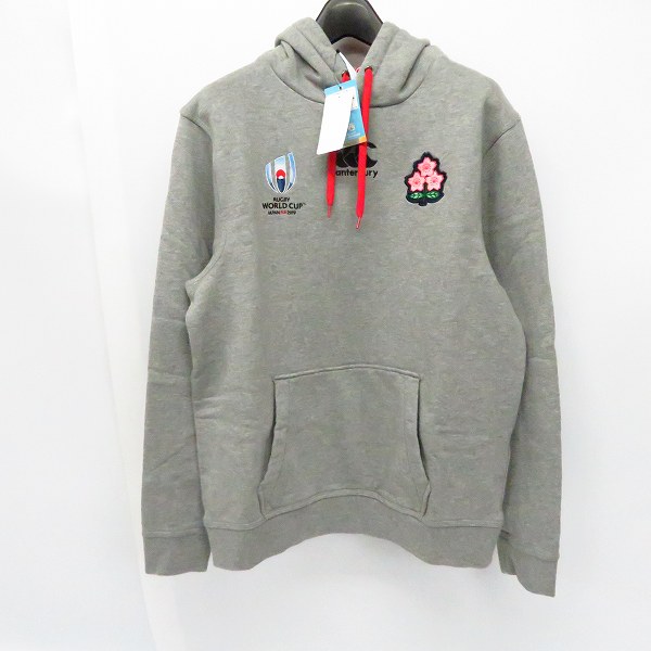 実際に弊社で買取させて頂いた【未使用】Canterbury/カンタベリー RWC2019 ラグビーワールドカップ ジャパン2019 スウェットフーディ VWT49209/L