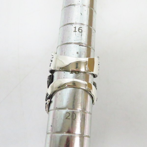 実際に弊社で買取させて頂いたCRAZY PIG/クレイジーピッグ The Face Hugger Ring/フェイスハガー リング #315/18-18.5号の画像 7枚目