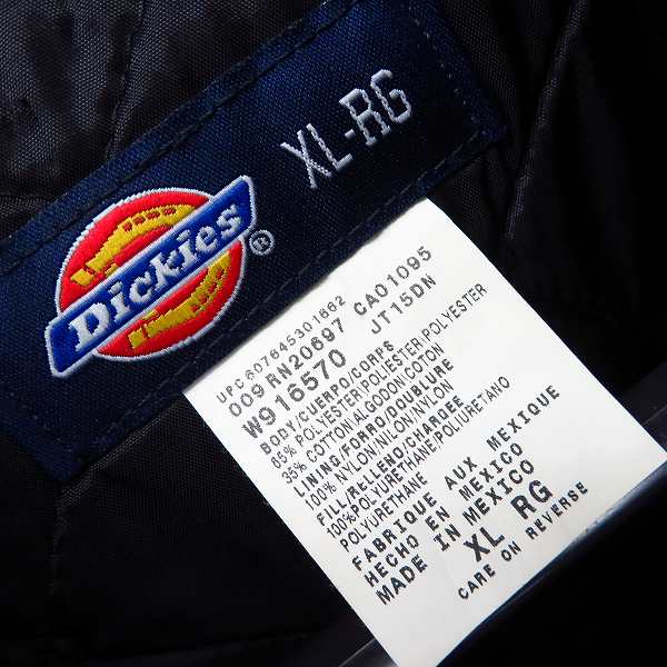 実際に弊社で買取させて頂いたDickies/ディッキーズ ワークジャケット ネイビー/XLの画像 2枚目