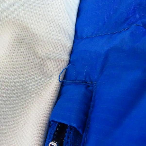 実際に弊社で買取させて頂いた【未使用】Kappa/カッパ ゴルフウェア ダウンジャケット レッド/ブルー 中綿プルオーバー M L 3点セットの画像 4枚目