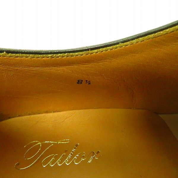 実際に弊社で買取させて頂いたURBAN RESEARCH Tailor/アーバンリサーチテイラー プレーントゥ レザーシューズ ブラウン/8.5の画像 5枚目