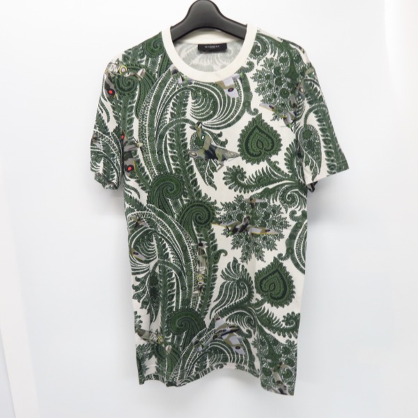 実際に弊社で買取させて頂いた【JPタグ】GIVENCHY/ジバンシィ 13SS ペイズリー飛行機プリントTシャツ 13S 7312 665/XS