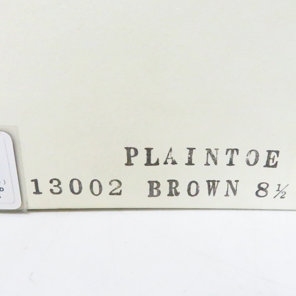 実際に弊社で買取させて頂いたURBAN RESEARCH Tailor/アーバンリサーチテイラー プレーントゥ レザーシューズ ブラウン/8.5の画像 7枚目