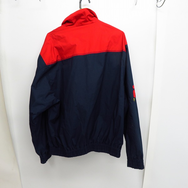 実際に弊社で買取させて頂いたUS FILA/フィラ 袖ロゴプリント ジップアップ コットンジャケット Size：Mの画像 1枚目