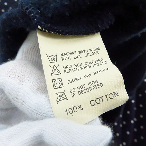 実際に弊社で買取させて頂いたGOOD ENOUGH/グッドイナフ GDEH ドット柄 プルオーバーパーカー/Mの画像 3枚目