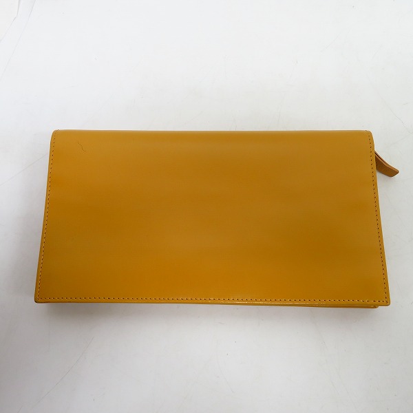 実際に弊社で買取させて頂いたLOEWE/ロエベ レザー ポーチ ショルダー イエローの画像 1枚目