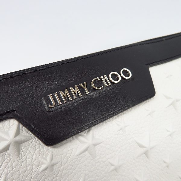 実際に弊社で買取させて頂いたJIMMY CHOO/ジミーチュウ DEREK/デレク スター レザー クラッチバッグの画像 5枚目