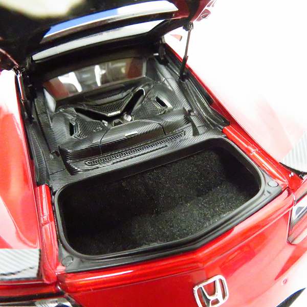 実際に弊社で買取させて頂いたAUTOart/オートアート 1/18 Honda/ホンダ NSX NC1 パールレッド 73233の画像 4枚目
