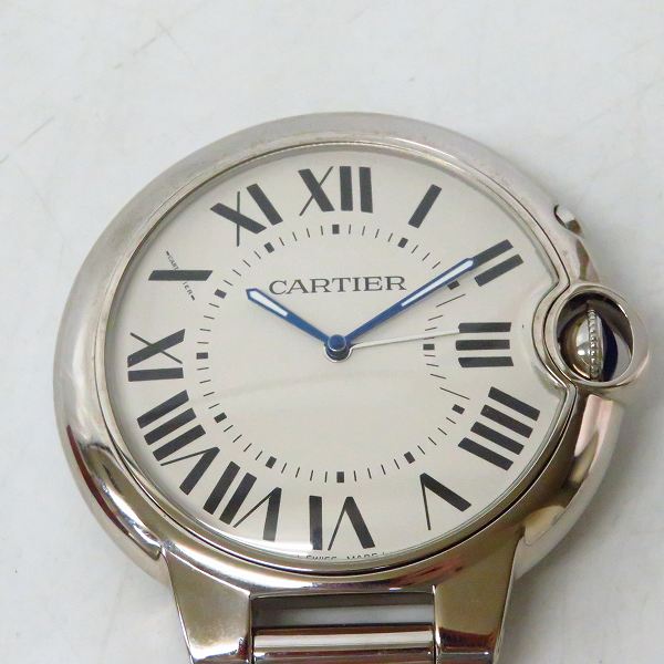 実際に弊社で買取させて頂いたCartier/カルティエ バロンブルー テーブルロック 置き時計 W0100077 【動作未確認】の画像 1枚目