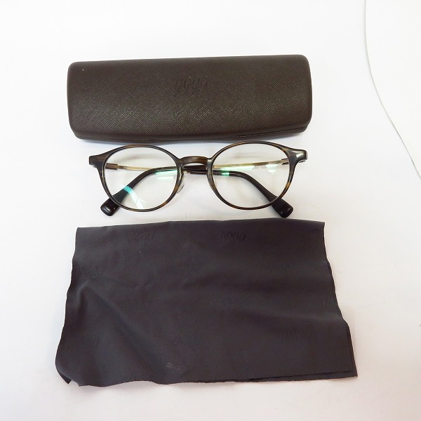 実際に弊社で買取させて頂いた999.9/フォーナインズ アドバンスプラスチックフレーム 眼鏡/メガネフレーム APM-06 6903 度入りの画像 8枚目