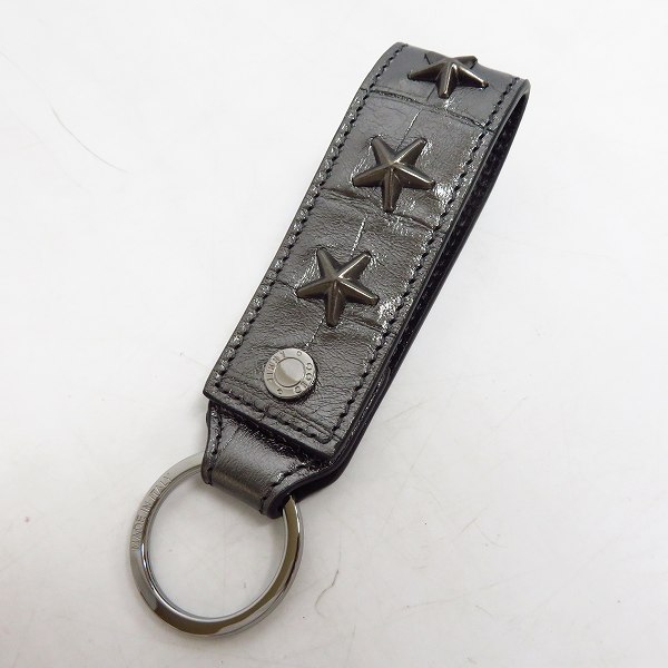 実際に弊社で買取させて頂いたJIMMY CHOO/ジミーチュウ WARWICK EOA/183 キーリング/キーホルダーの画像 1枚目